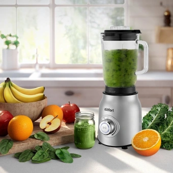 Блендер стационарный Kitfort КТ-3079 800Вт нержавеющая сталь - купить недорого с доставкой в интернет-магазине