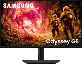 Монитор Samsung 27" Odyssey G5 LS27FG502EIXCI черный IPS LED 16:9 HDMI матовая HAS Piv 1000:1 300cd 178гр/178гр 2560x1440 180Hz G-Sync FreeSync DP QHD 4.1кг - купить недорого с доставкой в интернет-магазине