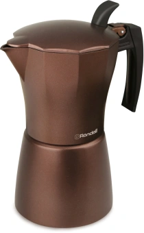 Кофеварка гейзерн. Rondell Kortado RDA-399 0.45л алюминий коричневый - купить недорого с доставкой в интернет-магазине