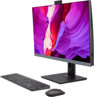 Моноблок Digma Pro Unity 27" Full HD i5 1235U (1.3) 16Gb SSD512Gb Iris Xe CR Windows 11 Pro GbitEth WiFi BT 90W клавиатура мышь Cam серый/черный 1920x1080 - купить недорого с доставкой в интернет-магазине