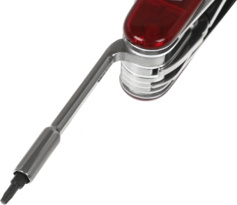 Нож перочинный Victorinox CyberTool L (1.7775.T) 91мм 39функц. красный полупрозрачный карт.коробка - купить недорого с доставкой в интернет-магазине
