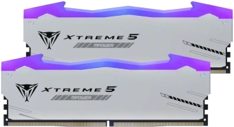 Память DDR5 2x24GB 8000MHz Patriot PVXR548G80C38KM Viper Xtreme 5 RGB RTL Gaming PC5-64000 CL38 DIMM 288-pin 1.45В с радиатором Ret - купить недорого с доставкой в интернет-магазине