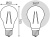 Лампа светодиодная Gauss Filament 102902112 12Вт цок.:E27 груша 185B св.свеч.бел.теп. грушевидная (упак.:1шт) - купить недорого с доставкой в интернет-магазине