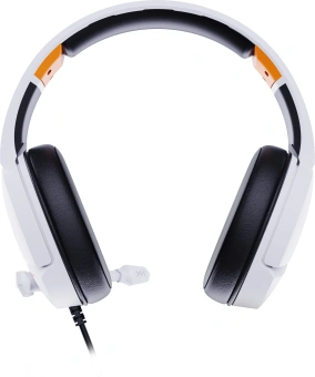 Наушники с микрофоном Оклик HS-L710G белый/черный 2м мониторные оголовье (1978693) - купить недорого с доставкой в интернет-магазине