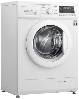 Стиральная машина LG F1296CDS0X класс: B загр.фронтальная макс.:6кг (с сушкой) белый инвертор - купить недорого с доставкой в интернет-магазине