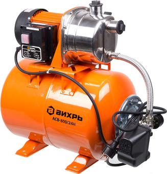 Насосная станция Вихрь ACB-800/24H 800Вт 3600л/час (68/1/7) - купить недорого с доставкой в интернет-магазине