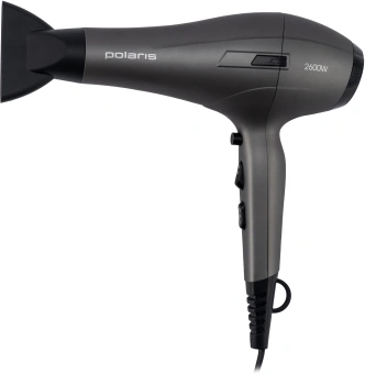 Фен Polaris PHD 2600ACi Salon Hair 2600Вт серый (PHD 2600ACI) - купить недорого с доставкой в интернет-магазине
