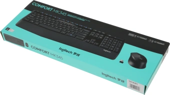 Клавиатура + мышь Logitech MK345 клав:черный мышь:черный USB беспроводная Multimedia (920-012925) - купить недорого с доставкой в интернет-магазине