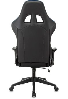 Кресло игровое Zombie VIKING 4 AERO черный/синий ткань/эко.кожа с подголов. крестов. пластик - купить недорого с доставкой в интернет-магазине