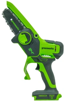 Цепная пила Greenworks G24MCS10 дл.шины:4"(10cm) 1аккум. 2Ач ЗУ (2008207UA) - купить недорого с доставкой в интернет-магазине