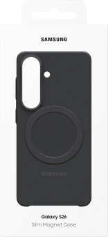 Чехол (клип-кейс) Samsung для Samsung Galaxy S26 Slim Magnet Case with MagSafe черный (EF-SS942CBEGRU) - купить недорого с доставкой в интернет-магазине