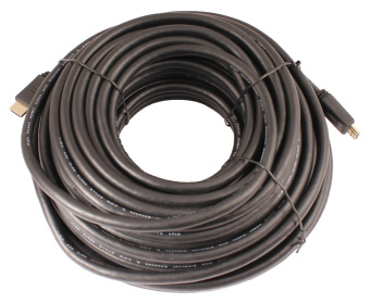 Кабель аудио-видео LAZSO WH-111 HDMI (m)/HDMI (m) 25м. позолоч.конт. черный (WH-111(25M)) - купить недорого с доставкой в интернет-магазине