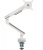 Кронштейн для мониторов Ultramounts UM713W белый 17"-32" макс.9кг крепление к столешнице поворот и наклон - купить недорого с доставкой в интернет-магазине
