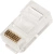 Коннектор Lanmaster (TWT-PL45-8P8C/JR100) UTP кат.5E RJ45 прозрачный (упак.:100шт) - купить недорого с доставкой в интернет-магазине