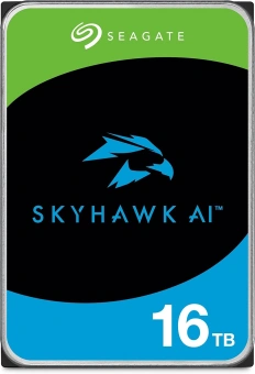Жесткий диск Seagate SATA-III 16TB ST16000VE004 Surveillance SkyHawkAI 512E (7200rpm) 512Mb 3.5" - купить недорого с доставкой в интернет-магазине