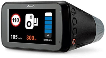 Видеорегистратор с радар-детектором Mio Combo MiVue i80 GPS ГЛОНАСС черный - купить недорого с доставкой в интернет-магазине