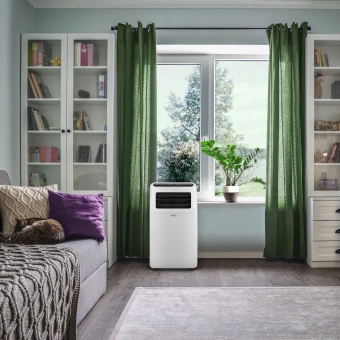 Кондиционер мобильный Ballu Aura BPAC-09 CP/N1_24Y белый площ.24м2 - купить недорого с доставкой в интернет-магазине