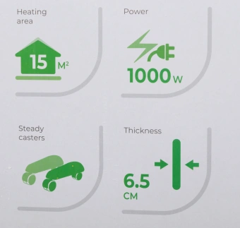 Конвектор Royal Clima Sorento Meccanico REC-S1000M 1000Вт белый - купить недорого с доставкой в интернет-магазине