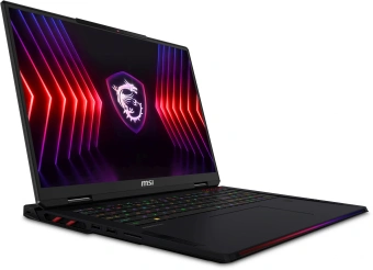 Ноутбук MSI Raider A18 HX A9WJG-216RU Ryzen 9 9955HX3D 64Gb SSD2Tb NVIDIA GeForce RTX 5090 24Gb 18" IPS UHD+ (3840x2400) Windows 11 Home black WiFi BT Cam (9S7-182L72-216) - купить недорого с доставкой в интернет-магазине