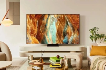 Телевизор QLED Samsung 65" QE65QN70FAUXRU Series 7 черный 4K Ultra HD 120Hz DVB-T2 DVB-C DVB-S2 USB WiFi Smart TV - купить недорого с доставкой в интернет-магазине