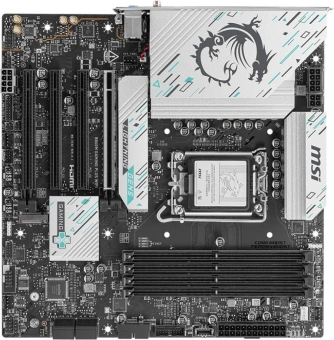 Материнская плата MSI B860M GAMING PLUS WIFI Soc-1851 Intel B860 4xDDR5 mATX AC`97 8ch(7.1) 5Gigabit RAID+HDMI+DP - купить недорого с доставкой в интернет-магазине