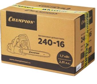 Бензопила Champion 240-16 1700Вт 2.31л.с. дл.шины:16" (40cm) (А240-16) - купить недорого с доставкой в интернет-магазине