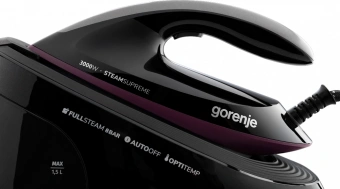 Парогенератор Gorenje SGD3000BKV 3000Вт черный/фиолетовый - купить недорого с доставкой в интернет-магазине
