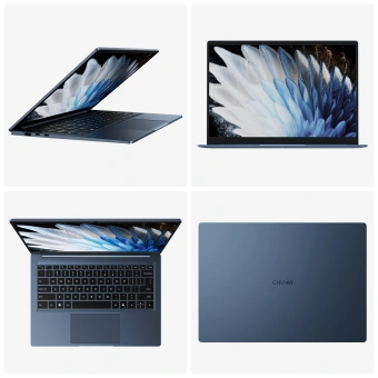 Ноутбук Chuwi Corebook Air Ryzen 5 6600H 16Gb SSD512Gb AMD Radeon 660M 14" IPS FHD+ (1920x1200) Windows 11 Pro blue WiFi BT Cam - купить недорого с доставкой в интернет-магазине