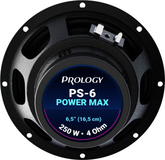 Колонки автомобильные Prology PS-6 250Вт 89дБ 4Ом 16.5см (6 1/2дюйм) (ком.:2кол.) компонентные двухполосные - купить недорого с доставкой в интернет-магазине