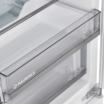 Холодильник Maunfeld MBF177NFWHGR 2-хкамерн. инвертер (КА-00021758) - цена, купить или заказать с доставкой в интернет-магазине Холодильник Maunfeld MBF177NFWHGR 2-хкамерн. инвертер (КА-00021758) - купить недорого с доставкой в интернет-магазине