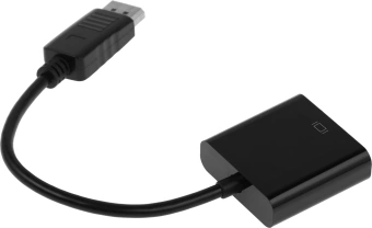 Кабель-переходник аудио-видео Premier H105 DisplayPort (m)/HDMI (f) 0.15м. черный (A3378) - купить недорого с доставкой в интернет-магазине