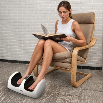 Массажер Kitfort КТ-2994 24Вт белый/черный - купить недорого с доставкой в интернет-магазине