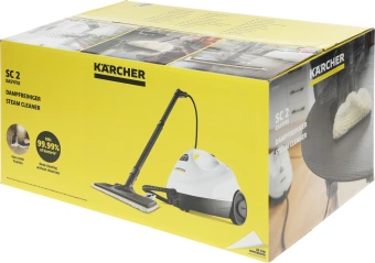 Пароочиститель напольный Karcher SC 2 EasyFix 1500Вт белый/черный - купить недорого с доставкой в интернет-магазине