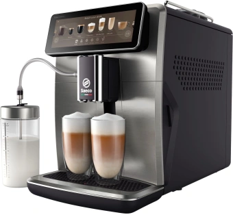 Кофемашина Saeco SM8885/00 1500Вт серебристый - купить недорого с доставкой в интернет-магазине