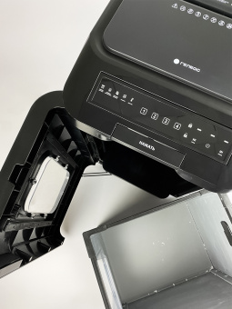 Шредер Heleos АП55-4 черный с автоподачей (секр.P-4) фрагменты 400лист. 55лтр. скрепки скобы пл.карты - купить недорого с доставкой в интернет-магазине