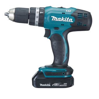 Дрель-шуруповерт Makita DHP453SYE аккум. патрон:быстрозажимной (кейс в комплекте) - купить недорого с доставкой в интернет-магазине