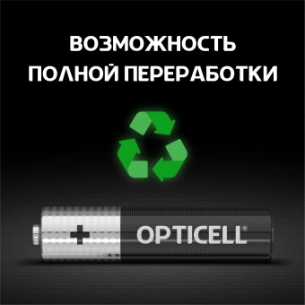 Батарея Opticell Basic LR03 AAA (12шт) блистер - купить недорого с доставкой в интернет-магазине