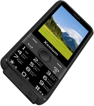 Мобильный телефон Xenium X800 черный моноблок 2Sim 2.8" 240x320 Spreadtrum ThreadX RTOS 0.3Mpix GSM900/1800 MP3 FM microSD max32Gb - купить недорого с доставкой в интернет-магазине