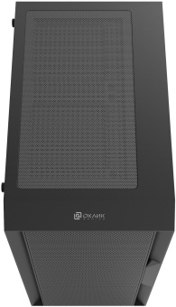 Корпус Оклик OCC-MN307 черный без БП mATX 8x120mm 2xUSB2.0 1xUSB3.0 audio bott PSU - купить недорого с доставкой в интернет-магазине