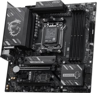 Материнская плата MSI B850M GAMING PRO WIFI6E Socket AM5 AMD B850 4xDDR5 mATX AC`97 8ch(7.1) 2.5Gg RAID+HDMI+DP - купить недорого с доставкой в интернет-магазине