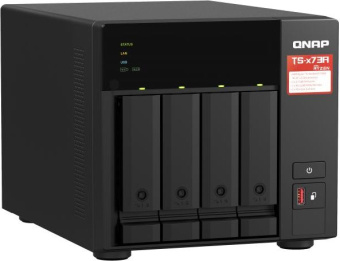 Сетевое хранилище NAS Qnap TS-473A-8G 4-bay настольный Ryzen V1500B - купить недорого с доставкой в интернет-магазине