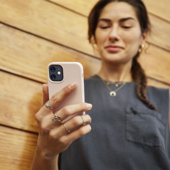 Чехол (клип-кейс) uBear для Apple iPhone 12 mini Touch Case светло-розовый (CS61LR54TH-I20) - купить недорого с доставкой в интернет-магазине