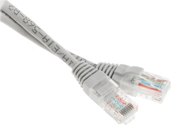 Патч-корд Premier 5-970 0.5 UTP 4 пары cat.5E CCA molded 0.5м серый RJ-45 (m)-RJ-45 (m) - купить недорого с доставкой в интернет-магазине