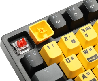 Клавиатура A4Tech S98 механическая желтый USB for gamer LED (SPORTS LIME) кабель 1.8м - купить недорого с доставкой в интернет-магазине