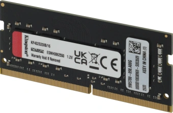 Память DDR4 16GB 3200MHz Kingston KF432S20IB/16 Fury Impact RTL PC4-25600 CL20 SO-DIMM 260-pin 1.2В single rank Ret - купить недорого с доставкой в интернет-магазине