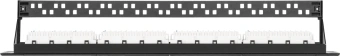 Патч-панель Nikomax NMC-RP24UD2-1U-BK 19" 1U 24xRJ45 кат.5E UTP - купить недорого с доставкой в интернет-магазине