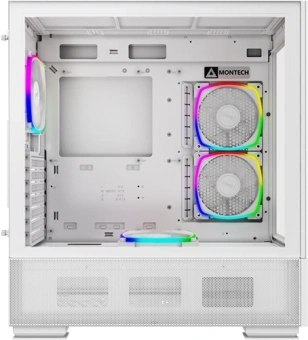 Корпус Montech Sky Two белый без БП ATX 3x140mm 2xUSB3.0 audio bott PSU - купить недорого с доставкой в интернет-магазине