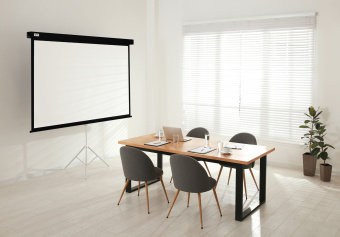 Экран Cactus 168x299см Wallscreen CS-PSW-168X299-BK 16:9 настенно-потолочный рулонный черный - цена, купить или заказать с доставкой в интернет-магазине Экран Cactus 168x299см Wallscreen CS-PSW-168X299-BK 16:9 настенно-потолочный рулонный черный - купить недорого с доставкой в интернет-магазине