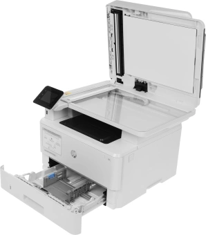 МФУ лазерный HP LaserJet Pro 4103dw (2Z627A) A4 Duplex Net WiFi белый - купить недорого с доставкой в интернет-магазине