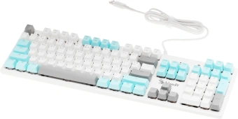Клавиатура A4Tech Bloody S510R механическая белый USB for gamer LED (S510R USB ICY WHITE/BLMS RED) - купить недорого с доставкой в интернет-магазине